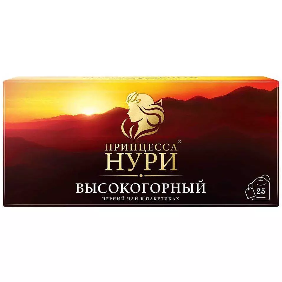 Чай Принцесса НУРИ Высокогорный (25 пакетиков,)